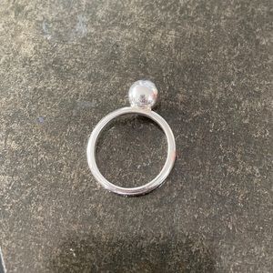 Tiffany and Co sterling silver ball ring